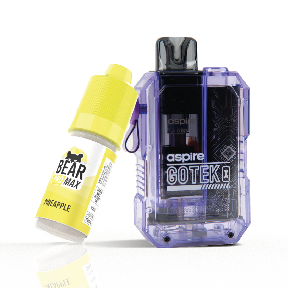 Aspire GoTek X Vape Pod Kit + FREE NIC SALT
