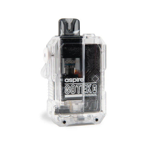 Aspire GoTek X Vape Pod Kit + FREE NIC SALT