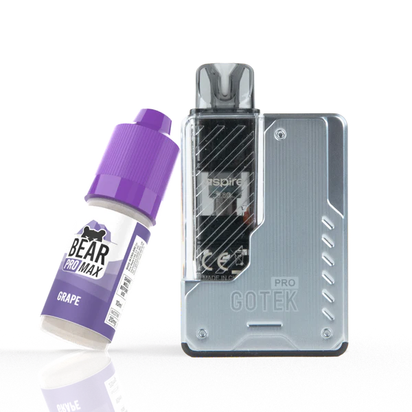 Aspire GoTek Pro Vape Pod Kit + FREE NIC SALT